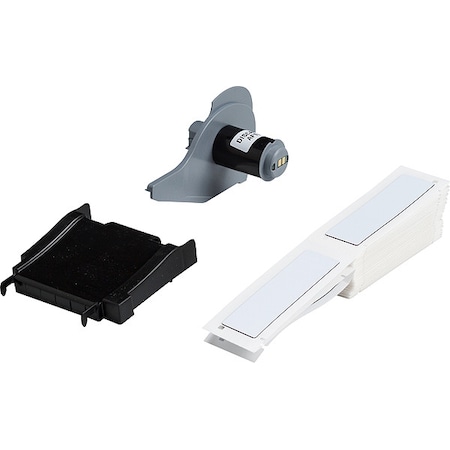 Pre-Cut Label Stock Roll, White, Gloss