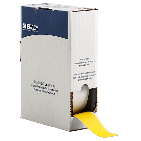 ContinuousLabelStock,Yellow,Matte,2inW