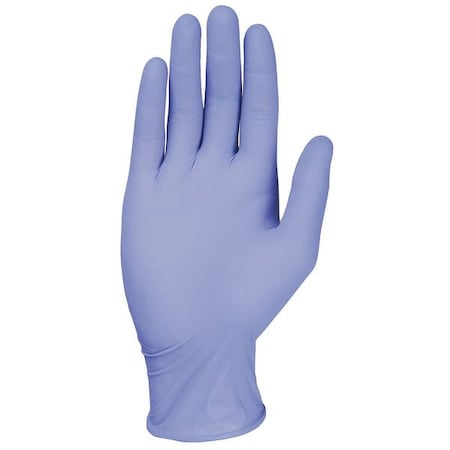 Disposable Gloves, Food-Grade/Gen Purpose, 3 mil, Nitrile, Powder-Free, XL (10), 200 PK, Blue
