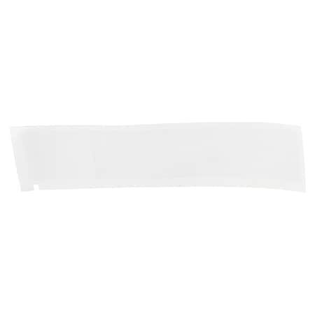 Wraparound Label, White, Vinyl, 1 in W