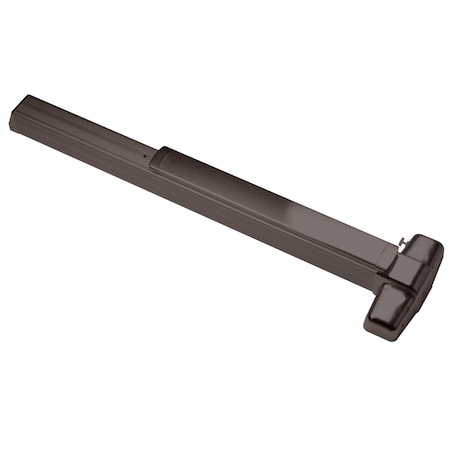 Grade 1 Concealed Vertical Rod Exit Bar, Wide Stile Pushpad, 36-in Device, 80-in to 100-in Door Heig