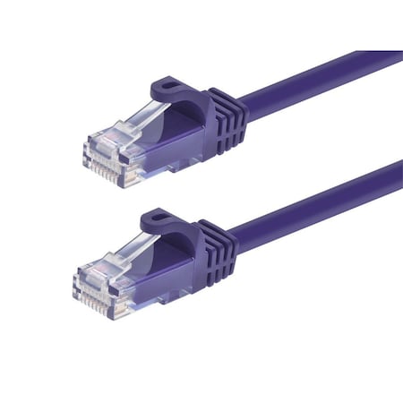 Ethernet Cable,Cat 6,Purple,7 ft.
