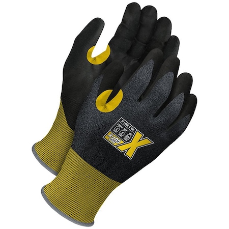 Cut-Resistant Coated Gloves, Cut Level A5 ,Not Applicable ,Smooth ,L 1 PR
