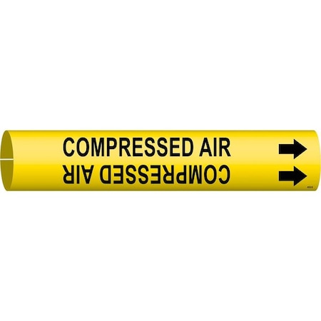Pipe Mrkr,Compressed Air,1-1/2to2-3/8 In, 4032-B