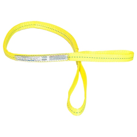 Web Sling,Flat Eye,6 ft L,6,400 lb Cap.