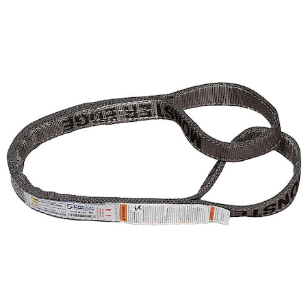 Web Sling,Flat Eye,8 ft L,16400 lb Cap.