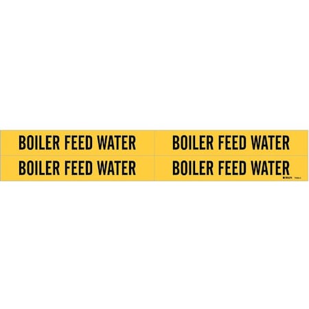 Pipe Mrkr,Boiler Feed Water,3/4to2-3/8In, 7033-4