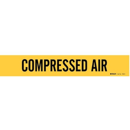 Pipe Mrkr,Compressed Air,2-1/2to7-7/8 In, 7058-1