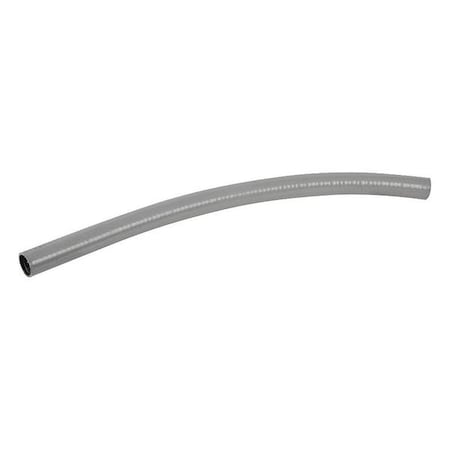 Liquid-Tight Metal Conduit, 1/2 in Trade Size, 25 ft, 4-1/2 in Bend, 316 Stainless Steel, Gray
