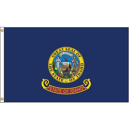Idaho Flag,5x8 Ft,Nylon