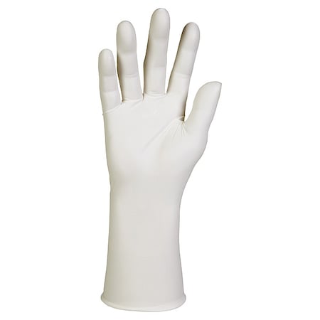 G3, Disposable Cleanroom Gloves, 6.3 mil Palm, Nitrile, ISO 3, Non-Sterile, L, 1000 PK, White