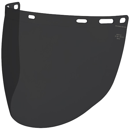 Face Shield Visor, Gray Visor, Polycarbonate