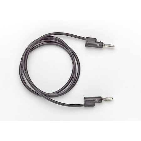 Test Leads, Black, 5000 V, 18 AWG, 4 in