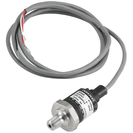 Pressure Transducer,Range 0 to 30 psi,
