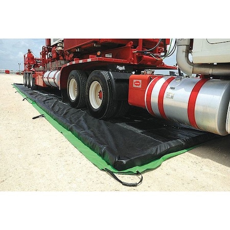 Spill Cont. Berm,Foam Wall,359 gal.,PVC