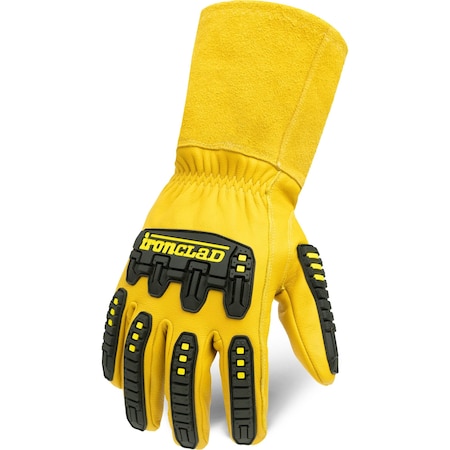 Leather Drivers Gloves, Extended Gauntlet, Keystone Thumb, Gunn Cut, XL 1 PR