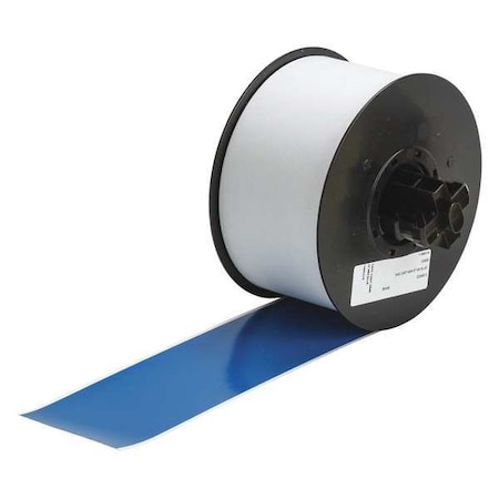 Label Tape Cartridge, Blue, Labels/Roll: Continuous