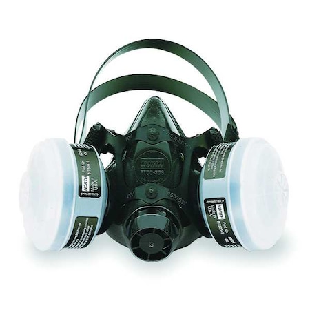 Half Mask Respirator Kit, 4 Cartridges Included, 7700 Series, N95, Organic Vapor (OV), Threaded, M