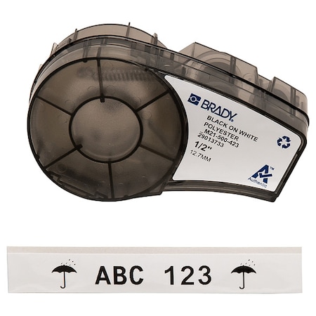 Harsh Environment Multi-Purpose Polyester for Brady M210 and M211, 1/2inW