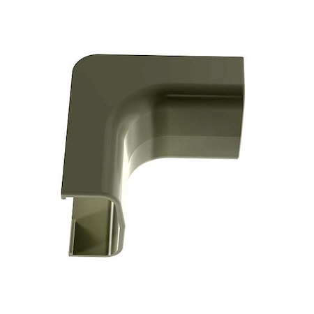 Internal Elbow Raceway, ICF Series, 1 Channel, 1.14 in W, 0.58 in H, 1-3/4 in L, Off White, 20 PK