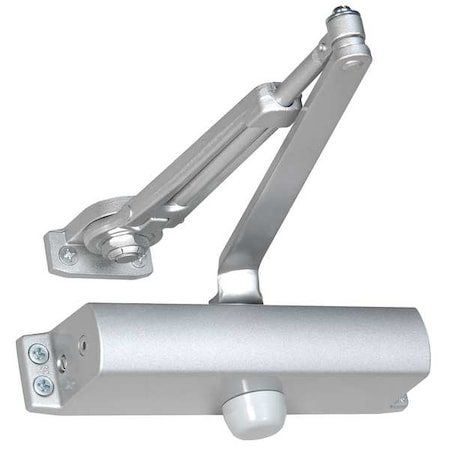 Manual, Hydraulic, Yale 1100, Door Closer, Heavy Duty Interior and Exterior, Gray