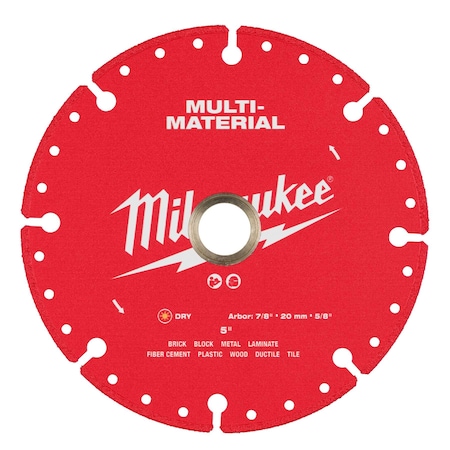 DiamondSawBlade,Diam:5",Arbor:5/8",7/8"