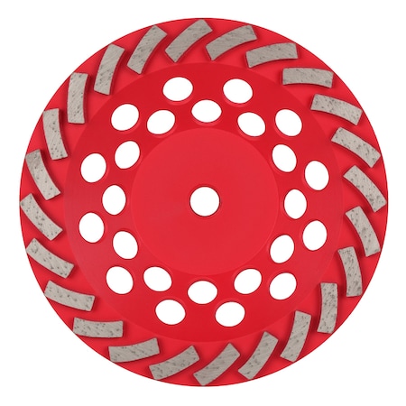 7" DIAMOND MAX Turbo Diamond Cup Wheel - 24 Segment
