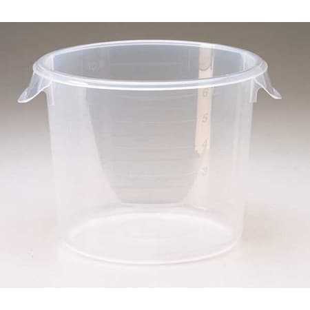 Round Storage Container, 6 qt