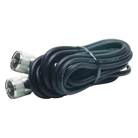 Coax Cable,PL-259 Connector,18 ft.