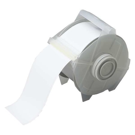 Label Tape Cartridge, White, Labels/Roll: Continuous