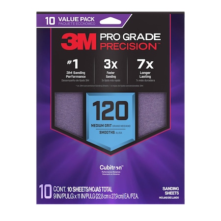 Precision Faster Sanding Sheets, PK10