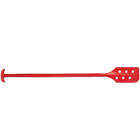Mixing Paddle,w/Holes,Red,6 x 13 In