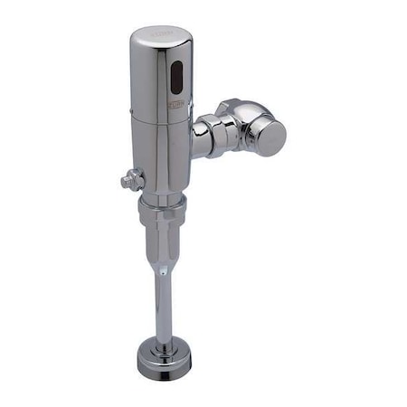 Urinal Automatic Flush Valve, 0.125 gpf gpf, Chrome-Plated, 3/4 in, 3/4 in Spud Coupling
