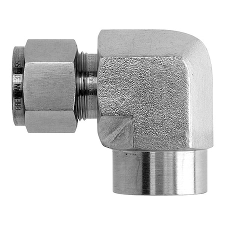 Tee, SS, Comp 3/8", Comp 3/8", MNPT 3/8"