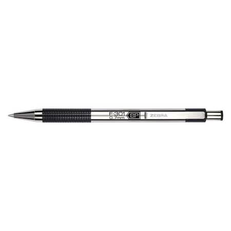 Retractable Ballpoint Pen, Fine 0.7 mm, Black
