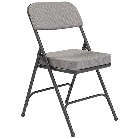 Folding Chair,Fabric,32in H,Black,PK2