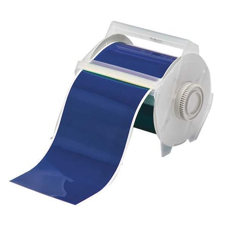 Label Tape Cartridge, Blue, Labels/Roll: Continuous