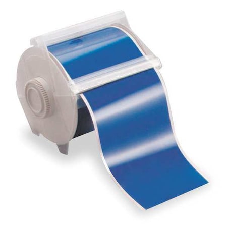Label Tape Cartridge, Blue, Labels/Roll: Continuous