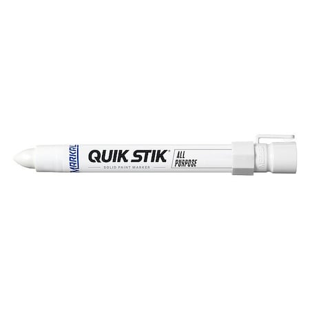 Paint Crayon, Large Tip, White Color Family