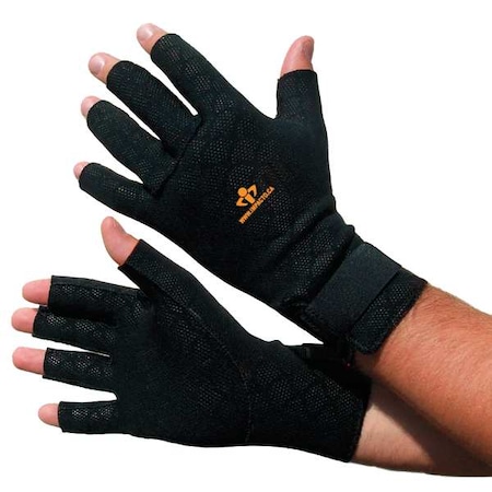 Anti-Vibration Gloves,M,Black,PR