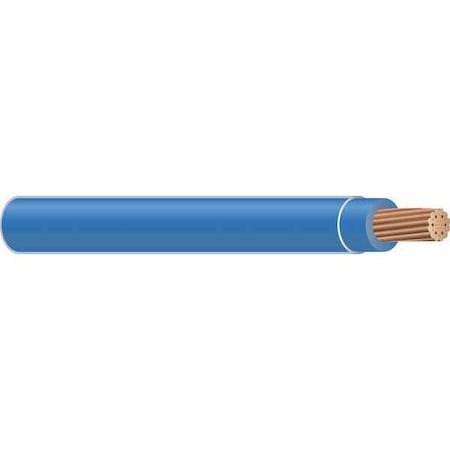TFFN Building Wire, Copper, 18 AWG, 1C, Blue, Stranded, 500 ft