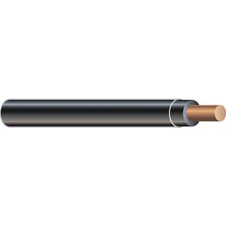 THHN Building Wire, Copper, 10 AWG, 1C, Black, Solid, 500 ft