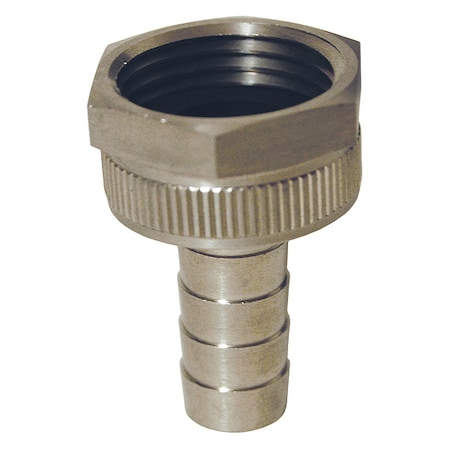 Garden Hose Fitting,1/2"MBarb x3/4" FGHT