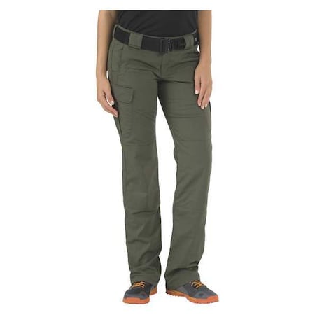 Women's Tactical Pants, 16, Olive Green, 35% Cotton, 65% Polyester