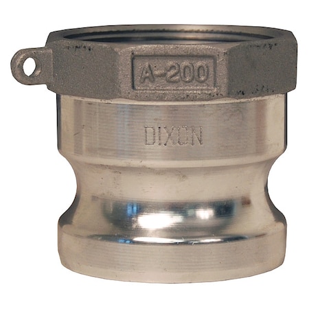 Cam and Groove Adapter,1/2",Aluminum