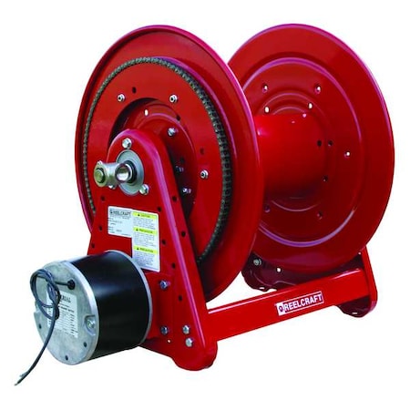 Hose Reel,Motor,3/4in dia,100ft.,1000psi
