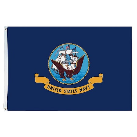 US Navy Flag,5x8 Ft,Nylon