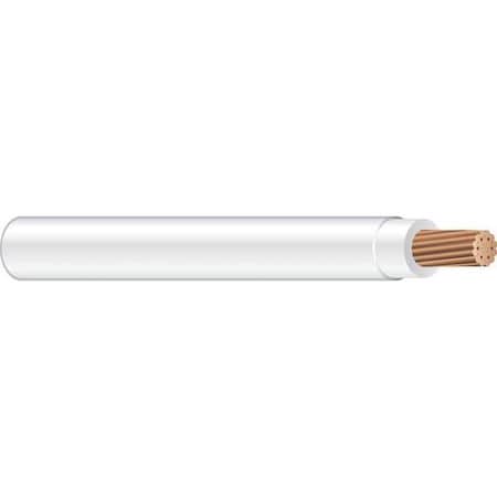 THHN Building Wire, Copper, 10 AWG, 1C, White, Stranded, 100 ft