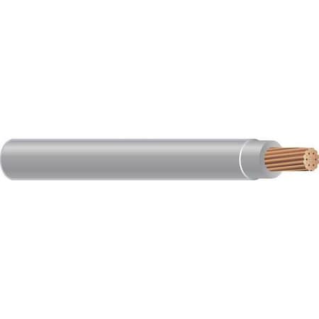 THHN Building Wire, Copper, 8 AWG, 1C, Gray, Stranded, 500 ft