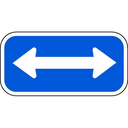 Arrow Supplemental Parking Sign,6" x 12, AR-007-12HA